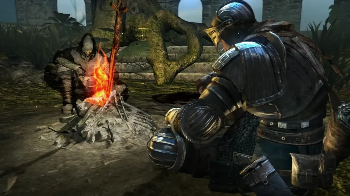 Expedition Flags reminded of both bonfires from Dark Souls and old save spots from PSX-era FF games