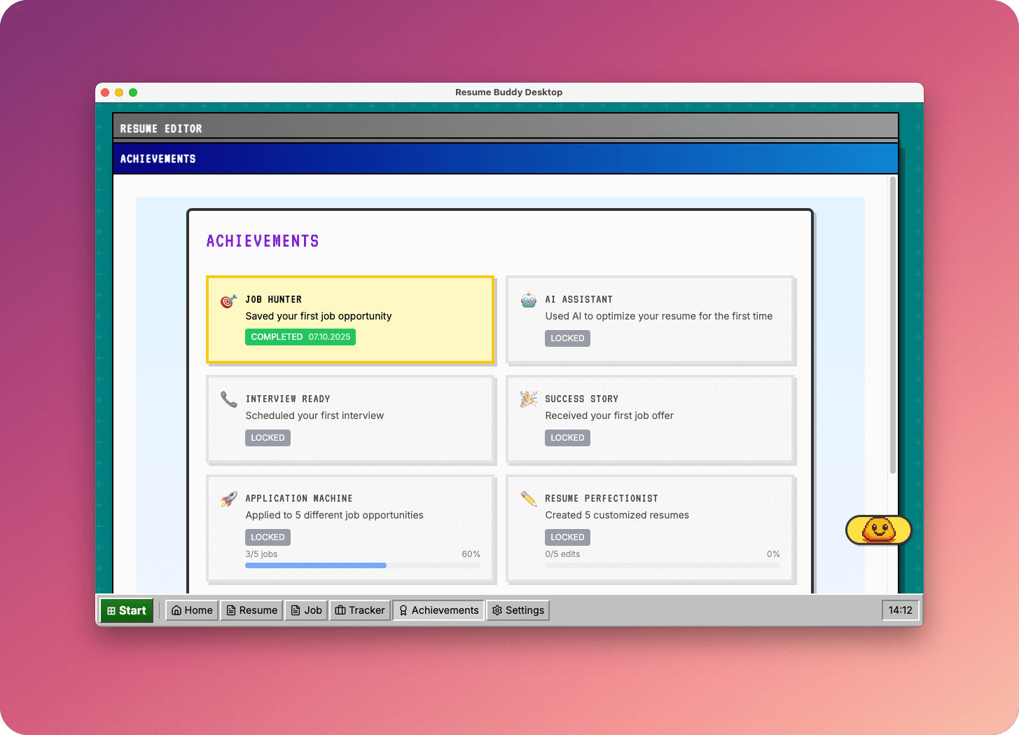 A little bit of gamification to keep things going