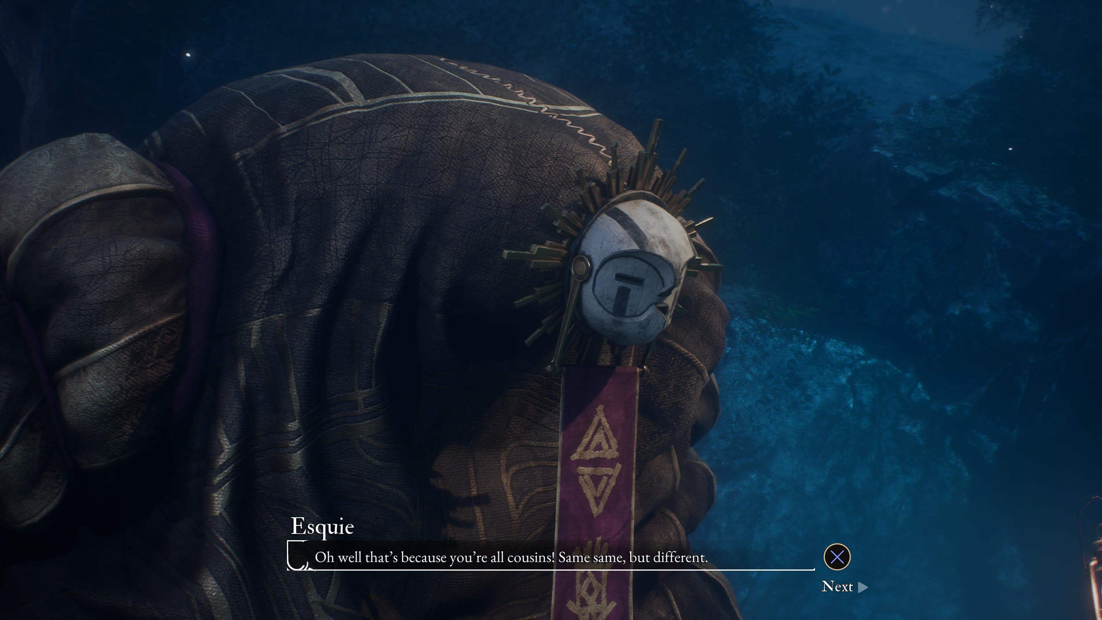 "Same-same, but different" easter egg