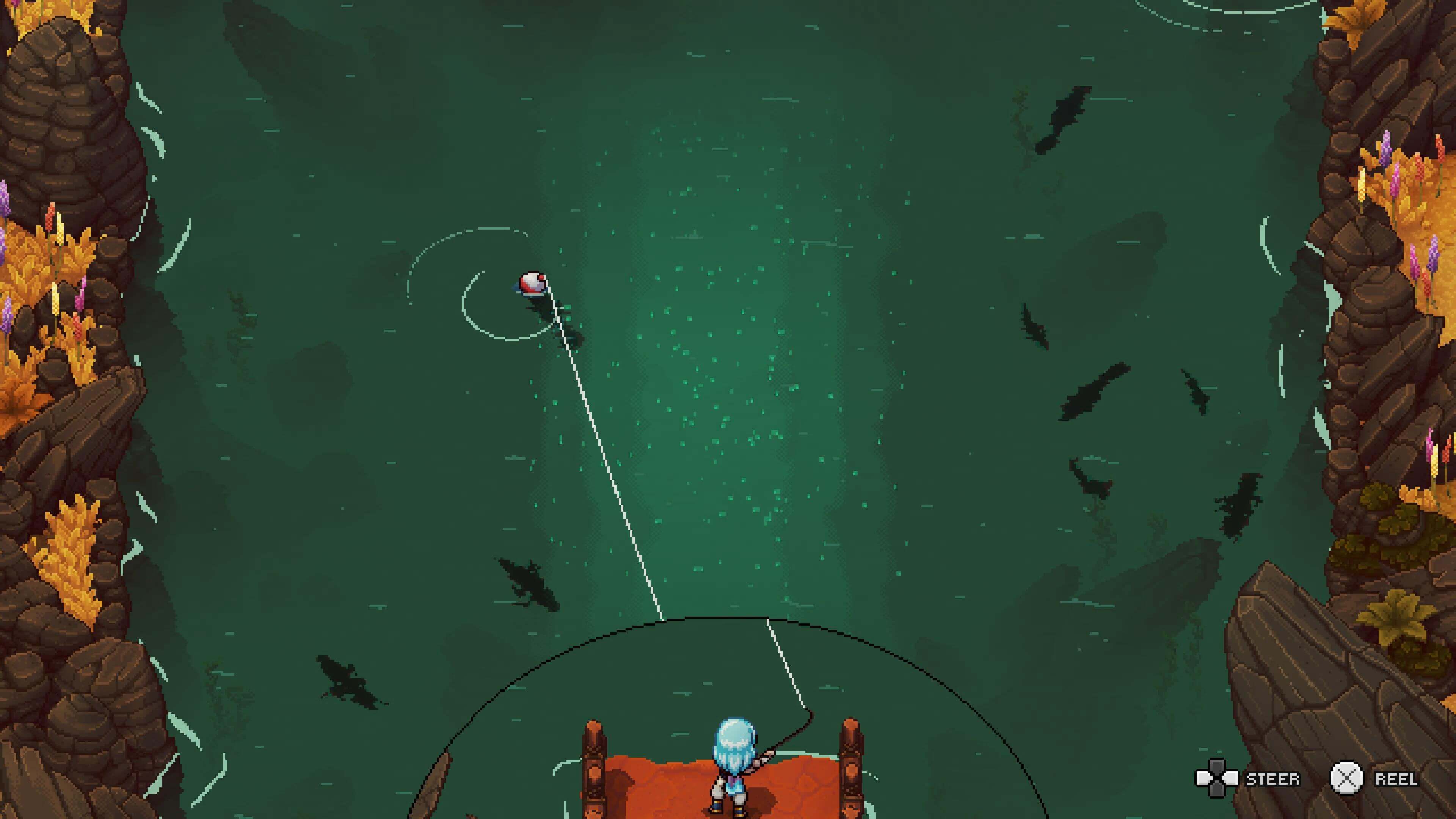 Fishing is simple, but you'll need upgrades to catch some of the later fish